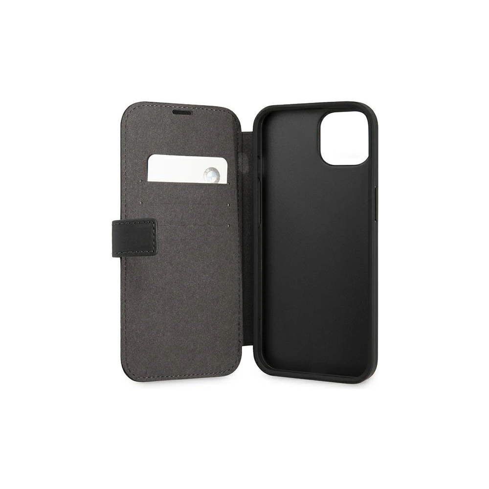 Etui BMW BMFLBKP13SSLLBK Apple iPhone 13 mini czarny/black book Signature