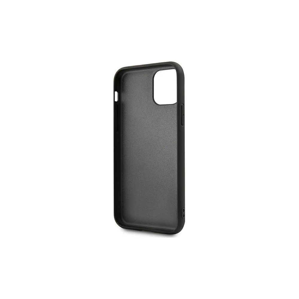 Hurtownia GSM - Etui BMW BMHCN61MCARBL Apple iPhone 11 czarny/black hardcase M Collection PU Carbon Blue Stripe - BMW251BLK - {ean13} - Hurt