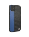 Hurtownia GSM - Etui BMW BMHCN61MCARBL Apple iPhone 11 černý/black hardcase M Collection PU Carbon Blue Stripe - BMW251BLK - {ean13} - Hurt