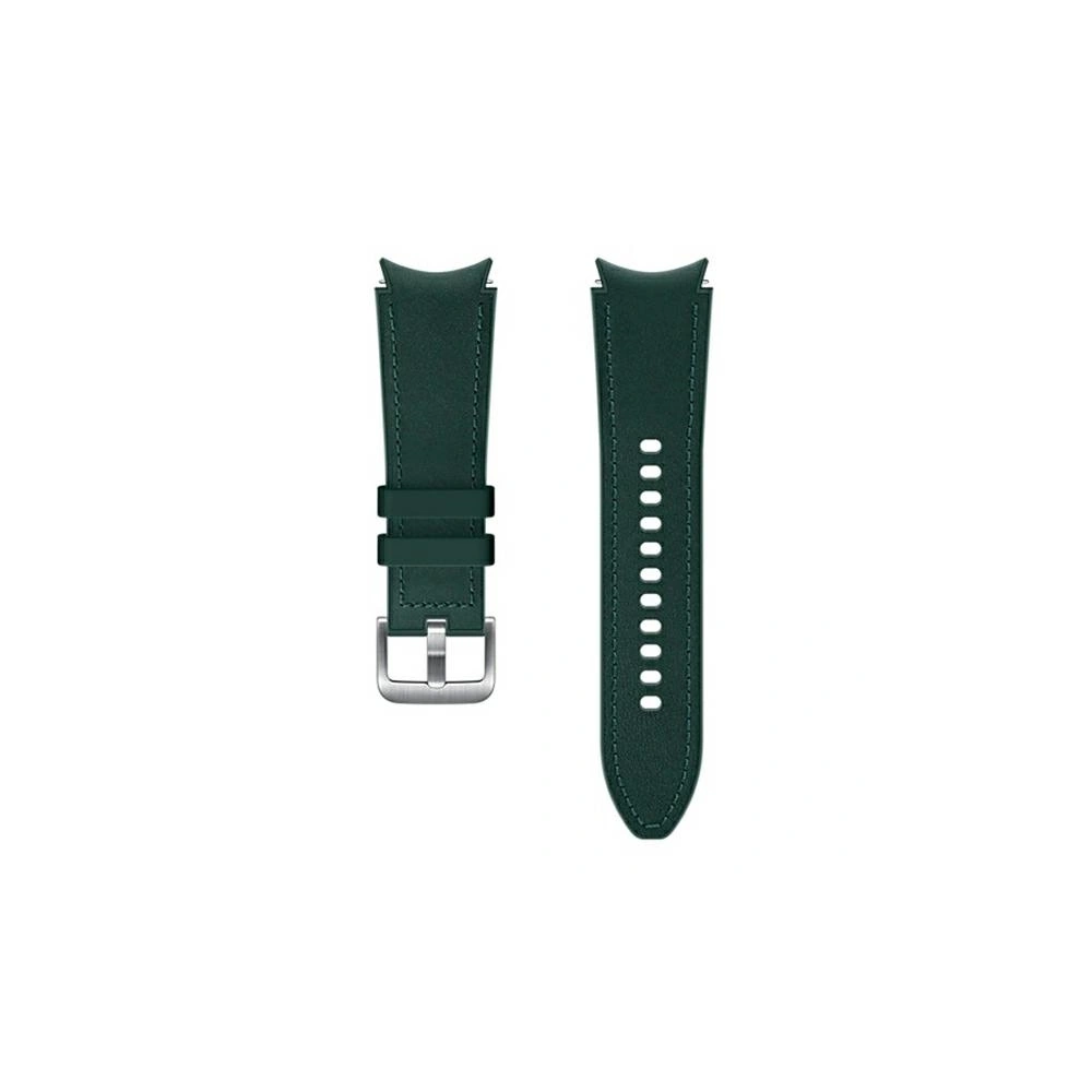 Hurtownia GSM - Pasek Samsung Galaxy Watch 4 20mm Hybrid Leather Band ET-SHR88SGEGEU S/M zielony/green - SMG542GRN - {ean13} - Hurt