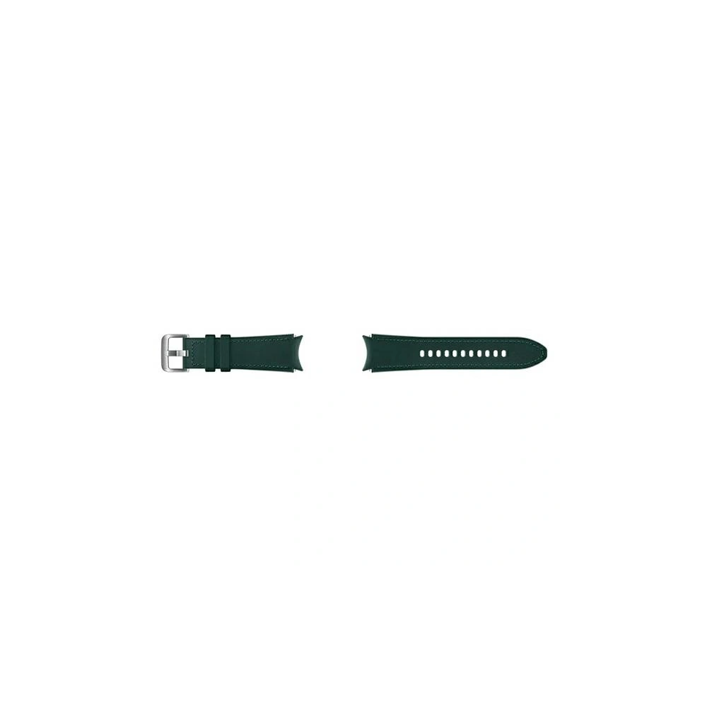 Wholesale Samsung Galaxy Watch 4 20mm Hybrid Leather Band ET-SHR88SGEGEU S/M green - SMG542GRN - {ean13} - Hurt