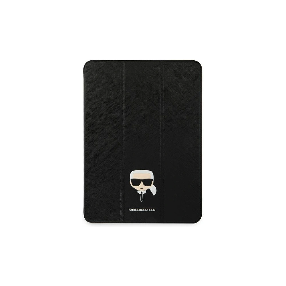 Hurtownia GSM - Etui Karl Lagerfeld KLFC12OKHK Apple iPad Pro 12.9 2021 (5. generace) Book Cover černý/black Saffiano Karl Head - KLD771BLK - {ean13} - Hurt