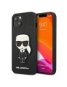 Etui Karl Lagerfeld KLHCP13MOKPK Apple iPhone 13 černý/black hardcase Saffiano Ikonik Karl`s Patch