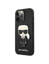 Hurtownia GSM - Etui Karl Lagerfeld KLHCP13XOKPK Apple iPhone 13 Pro Max czarny/black hardcase Saffiano Ikonik Karl`s Patch - KLD775BLK - {ean13} - Hurt