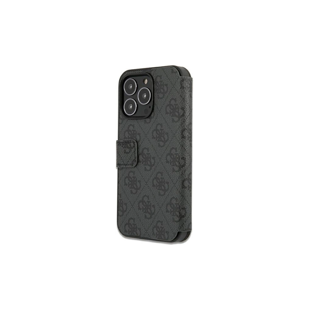 Etui Guess GUBKP13L4GMGGR Apple iPhone 13 Pro šedý/grey book 4G Big Metal Logo