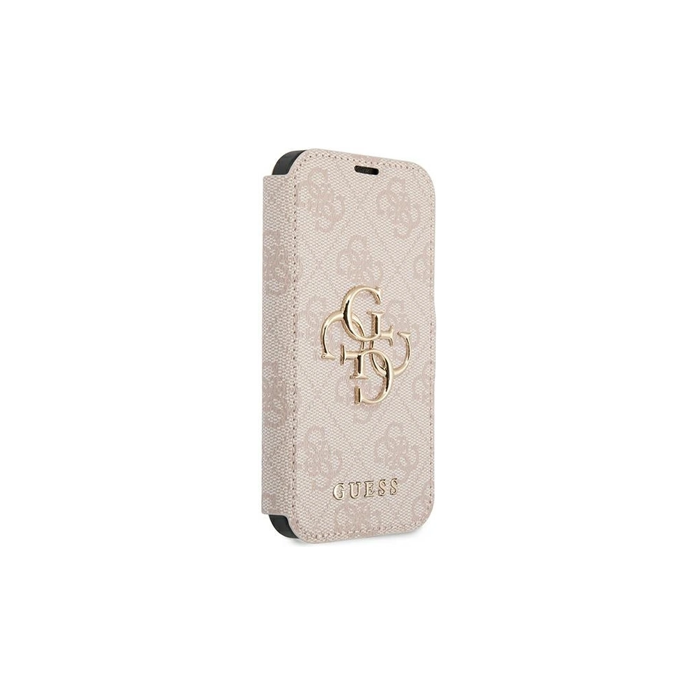 Guess GUBKP13L4GMGPI Apple iPhone 13 Pro pink book 4G Big Metal Logo