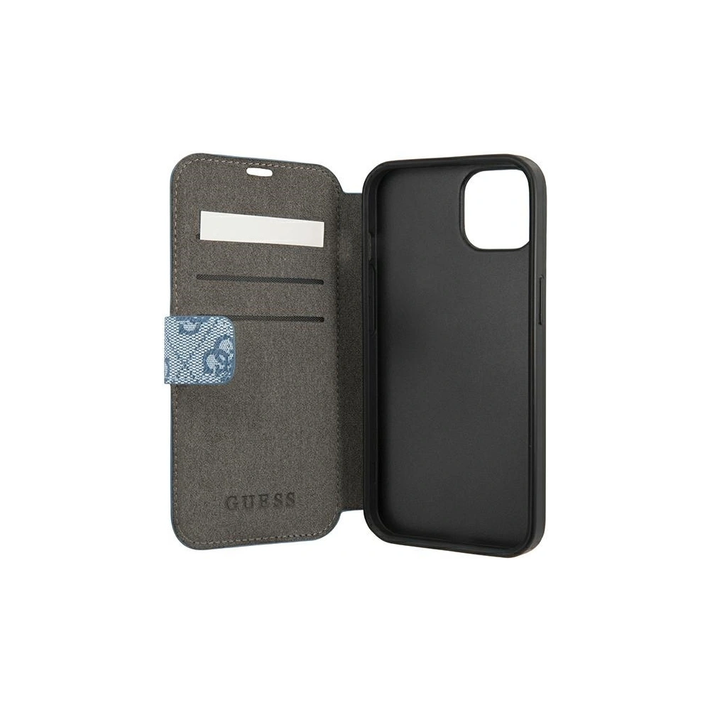Wholesale Guess GUBKP13M4GDBL Apple iPhone 13 blue book 4G Stripe - GUE1452BLU - {ean13} - Hurt