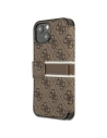 Hurtownia GSM - Etui Guess GUBKP13M4GDBR Apple iPhone 13 hnědá/brown book 4G Stripe - GUE1453BR - {ean13} - Hurt