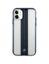 Wholesale BMW BMHCN61PCUMRSTNA Apple iPhone 11 transparent hardcase Middle Stripe Navy - BMW252CL - {ean13} - Hurt