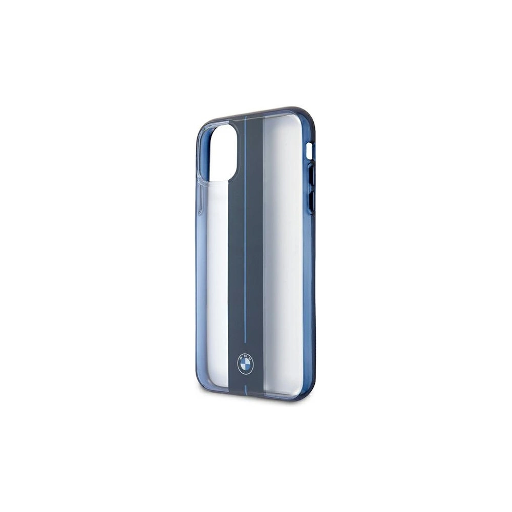 Hurtownia GSM - BMW Apple Case BMHCN61PCUMRSTNA iPhone 11 transparentes Hartschalenetui Middle Stripe Navy - BMW252CL - {ean13} - Hurt