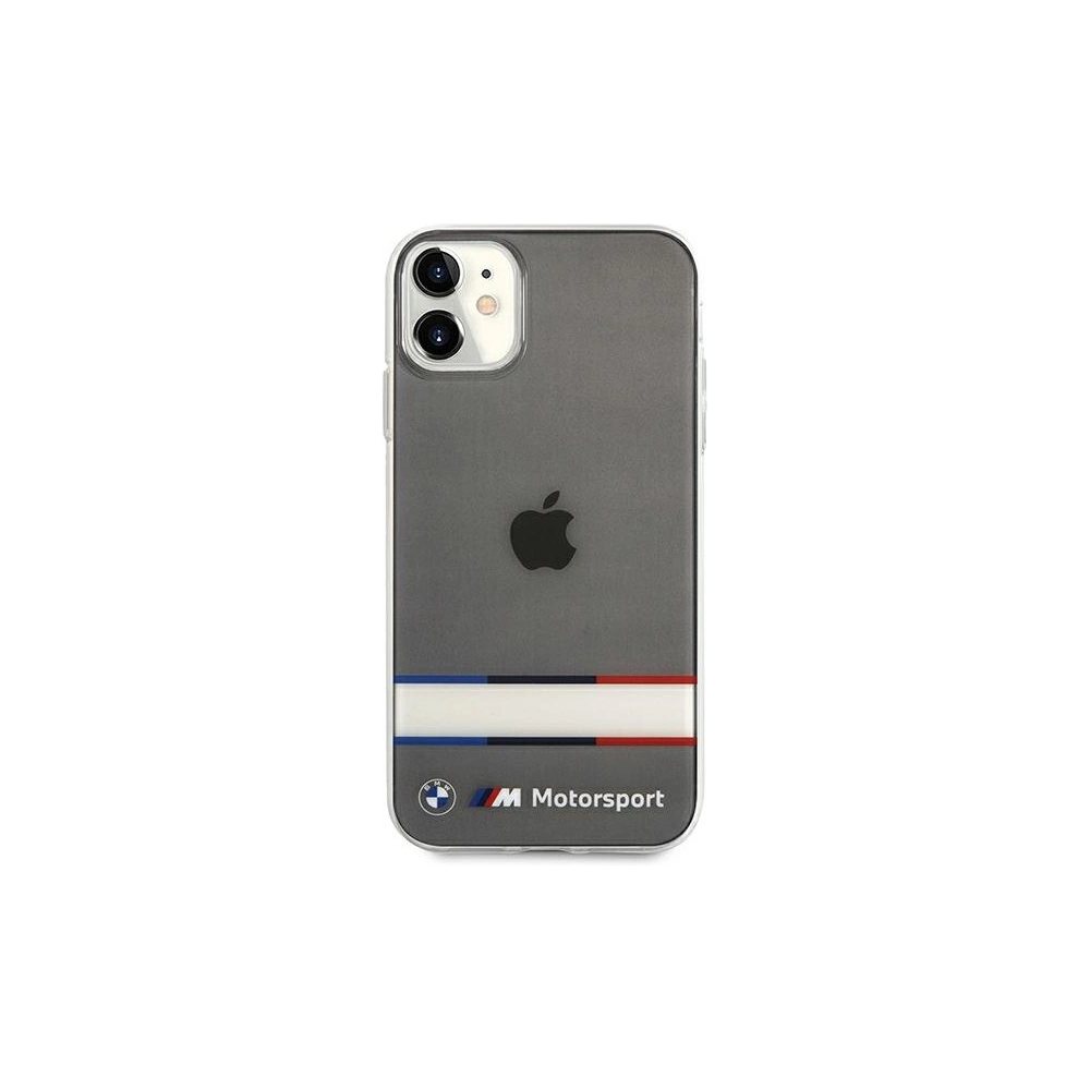 Hurtownia GSM - Etui BMW BMHCN61SHTWK Apple iPhone 11 transparentní tvrdý obal Tricolor Stripes - BMW254CL - {ean13} - Hurt