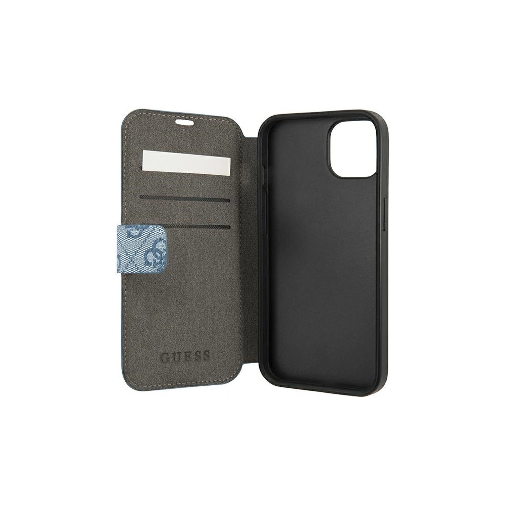 Hurtownia GSM - Etui Guess GUBKP13M4GMGBL Apple iPhone 13 modrý/blue book 4G Big Metal Logo - GUE1456BLU - {ean13} - Hurt