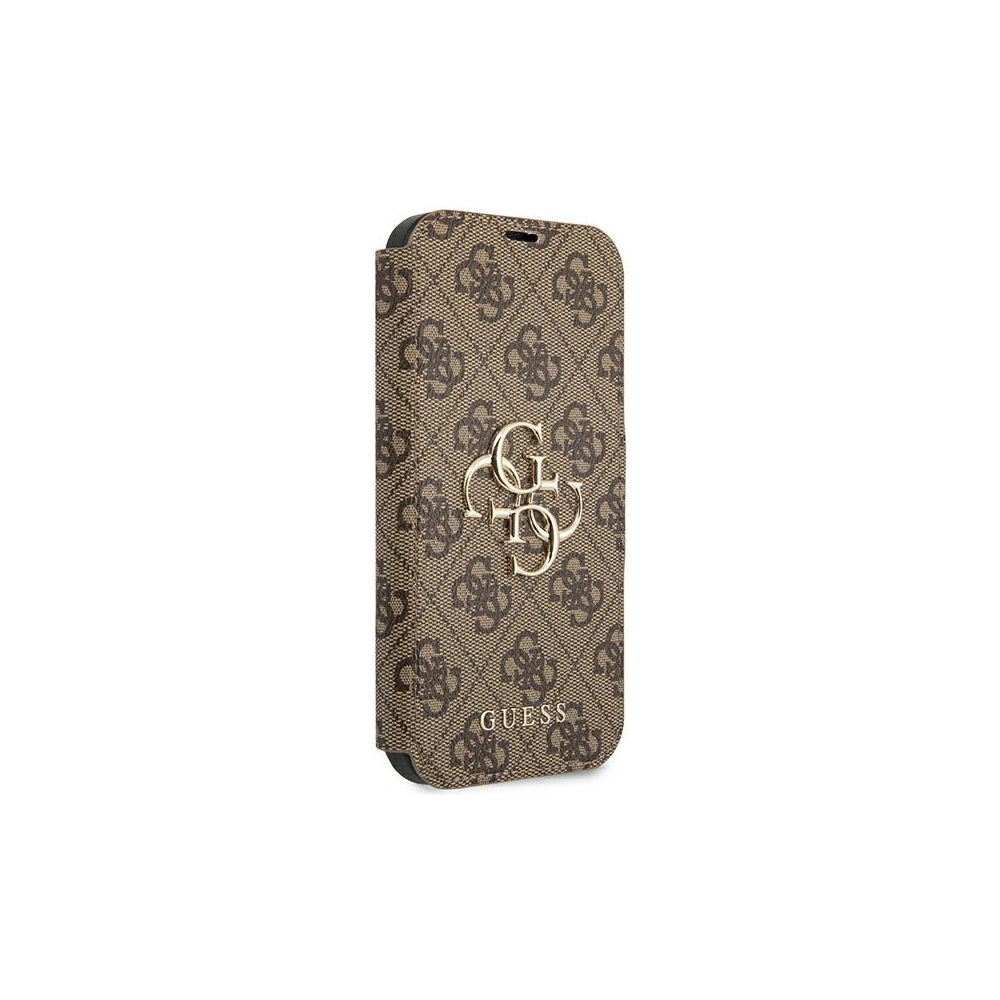 Hurtownia GSM - Etui Guess GUBKP13M4GMGBR Apple iPhone 13 brązowy/brown book 4G Big Metal Logo - GUE1457BR - {ean13} - Hurt