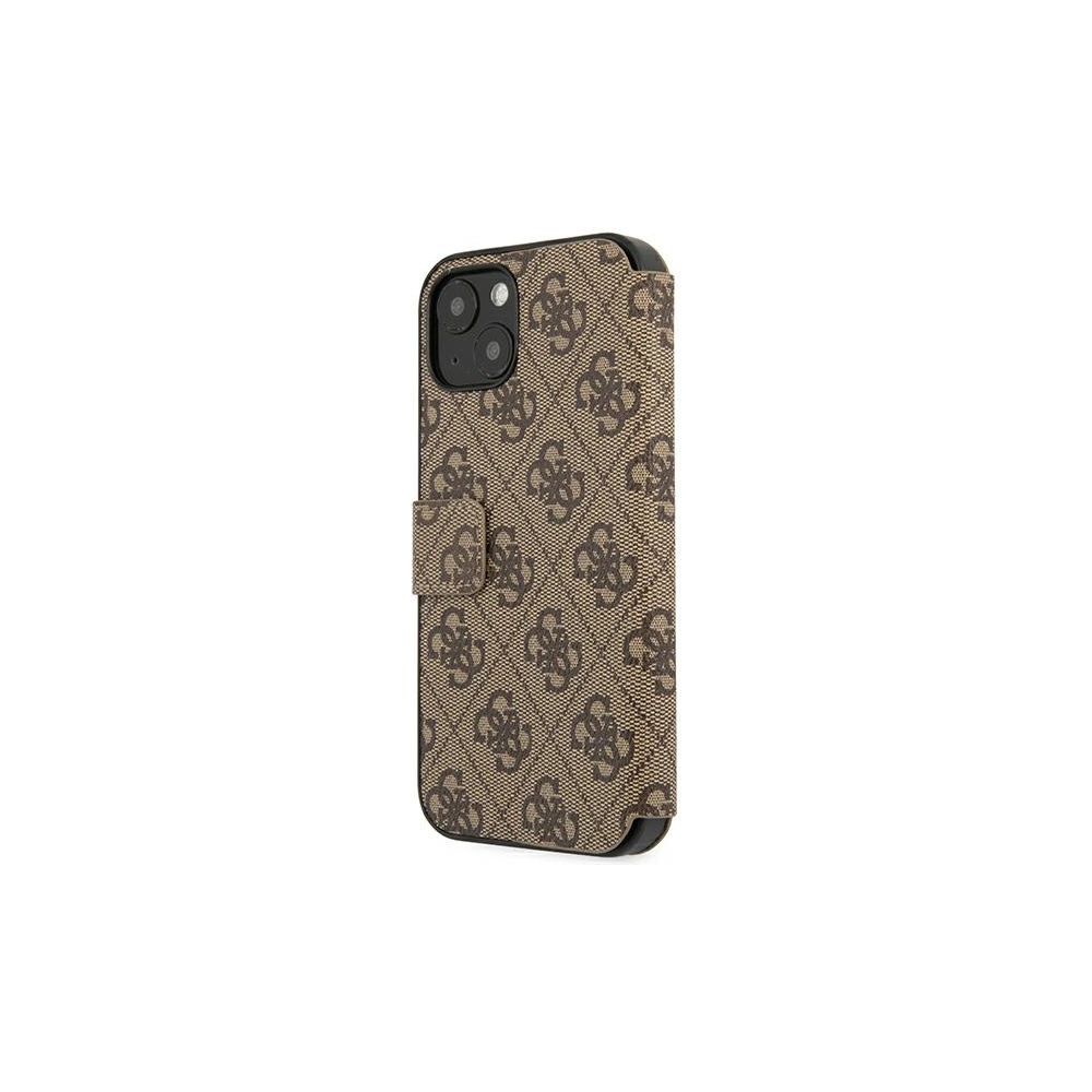 Hurtownia GSM - Etui Guess GUBKP13M4GMGBR Apple iPhone 13 brązowy/brown book 4G Big Metal Logo - GUE1457BR - {ean13} - Hurt