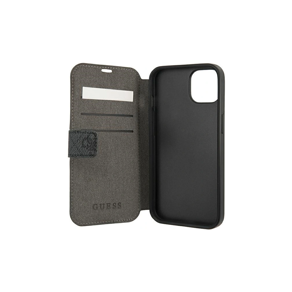 Hurtownia GSM - Etui Guess GUBKP13M4GMGGR Apple iPhone 13 šedý/grey book 4G Big Metal Logo - GUE1458GRY - {ean13} - Hurt
