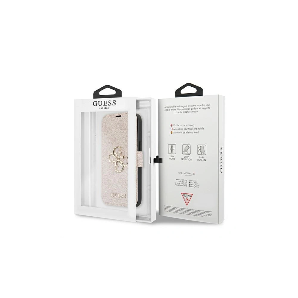 Wholesale Guess GUBKP13M4GMGPI Apple iPhone 13 pink book 4G Big Metal Logo - GUE1459PNK - {ean13} - Hurt