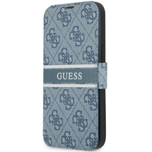 Hurtownia GSM - Etui Guess GUBKP13S4GDBL Apple iPhone 13 mini niebieski/blue book 4G Stripe - GUE1460BLU - {ean13} - Hurt