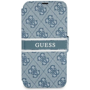 Hurtownia GSM - Etui Guess GUBKP13S4GDBL Apple iPhone 13 mini niebieski/blue book 4G Stripe - GUE1460BLU - {ean13} - Hurt