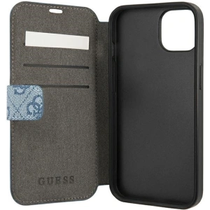 Hurtownia GSM - Etui Guess GUBKP13S4GDBL Apple iPhone 13 mini niebieski/blue book 4G Stripe - GUE1460BLU - {ean13} - Hurt