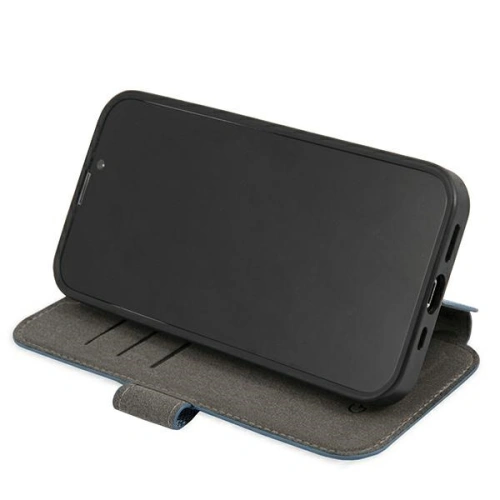 Etui Guess GUBKP13S4GDBL Apple iPhone 13 mini niebieski/blue book 4G Stripe