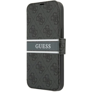 Hurtownia GSM - Etui Guess GUBKP13S4GDGR Apple iPhone 13 mini szary/grey book 4G Stripe - GUE1462GRY - {ean13} - Hurt