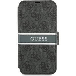 Hurtownia GSM - Etui Guess GUBKP13S4GDGR Apple iPhone 13 mini szary/grey book 4G Stripe - GUE1462GRY - {ean13} - Hurt
