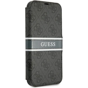 Hurtownia GSM - Etui Guess GUBKP13S4GDGR Apple iPhone 13 mini szary/grey book 4G Stripe - GUE1462GRY - {ean13} - Hurt
