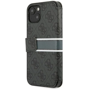 Hurtownia GSM - Etui Guess GUBKP13S4GDGR Apple iPhone 13 mini szary/grey book 4G Stripe - GUE1462GRY - {ean13} - Hurt