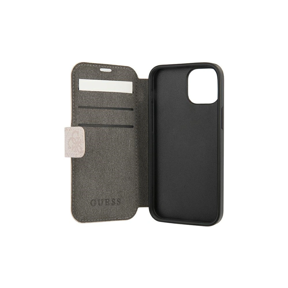 Hurtownia GSM - Etui Guess GUBKP13S4GDPI Apple iPhone 13 mini różowy/pink book 4G Stripe - GUE1463PNK - {ean13} - Hurt