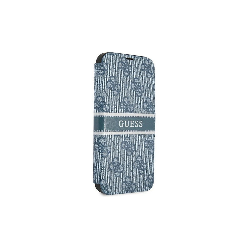 Hurtownia GSM - Etui Guess GUBKP13X4GDBL Apple iPhone 13 Pro Max modrý/blue book 4G Stripe - GUE1468BLU - {ean13} - Hurt