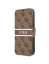 Etui Guess GUBKP13X4GDBR Apple iPhone 13 Pro Max brązowy/brown book 4G Stripe