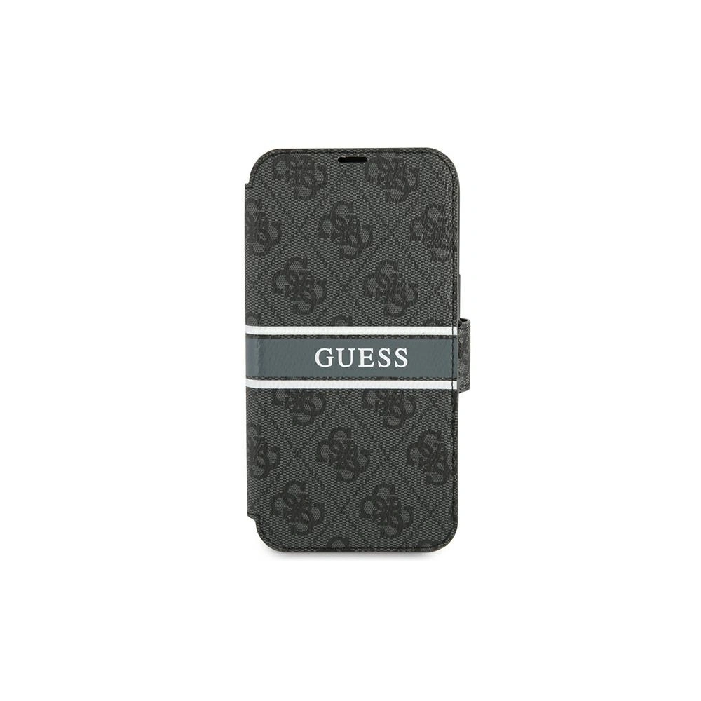 Hurtownia GSM - Etui Guess GUBKP13X4GDGR Apple iPhone 13 Pro Max šedý/grey book 4G Stripe - GUE1470GRY - {ean13} - Hurt