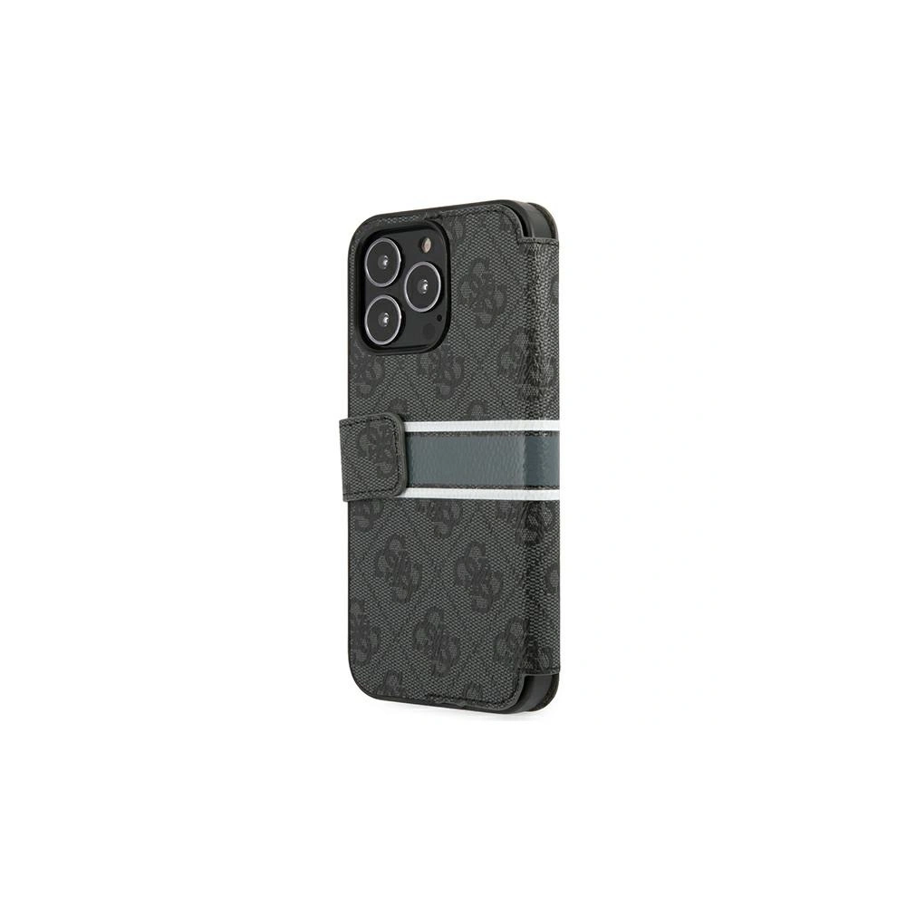 Hurtownia GSM - Etui Guess GUBKP13X4GDGR Apple iPhone 13 Pro Max šedý/grey book 4G Stripe - GUE1470GRY - {ean13} - Hurt