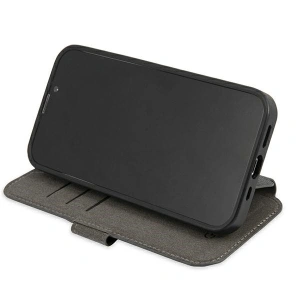 Etui Guess GUBKP13X4GDGR Apple iPhone 13 Pro Max szary/grey book 4G Stripe