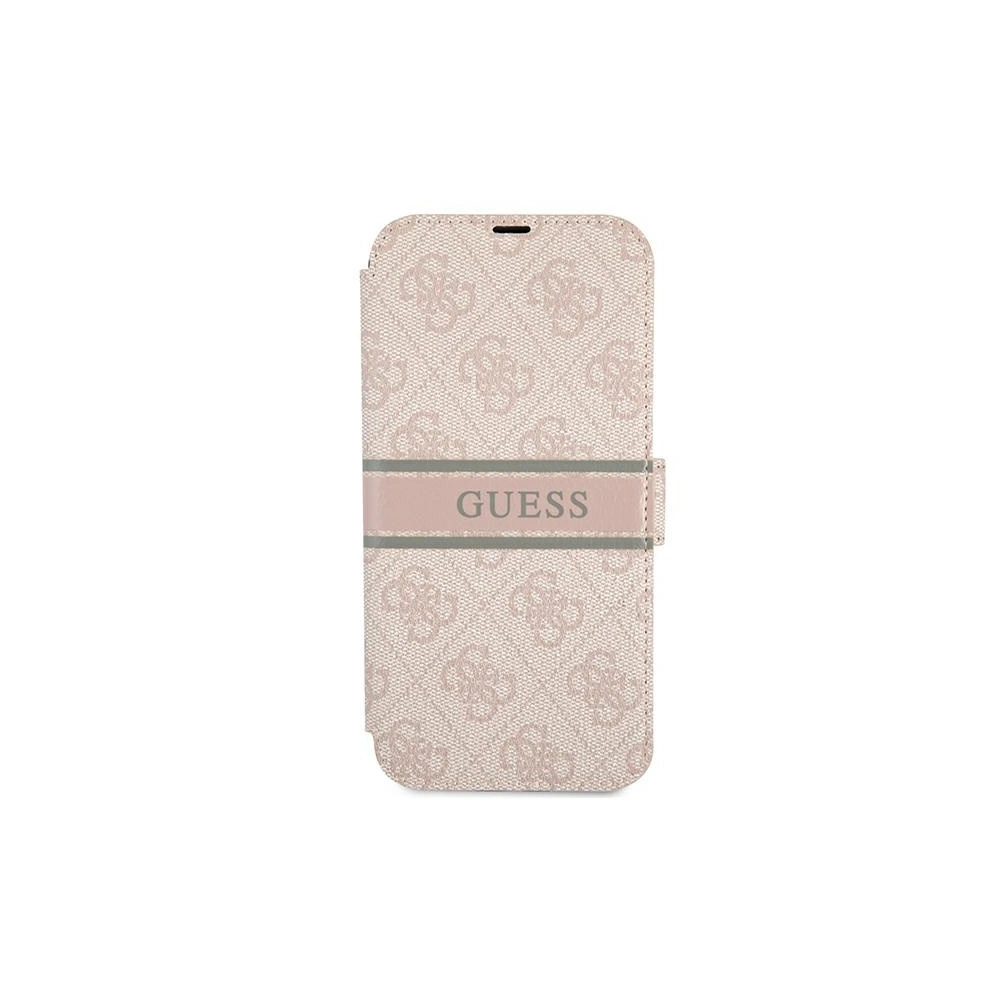 Hurtownia GSM - Etui Guess GUBKP13X4GDPI Apple iPhone 13 Pro Max różowy/pink book 4G Stripe - GUE1471PNK - {ean13} - Hurt