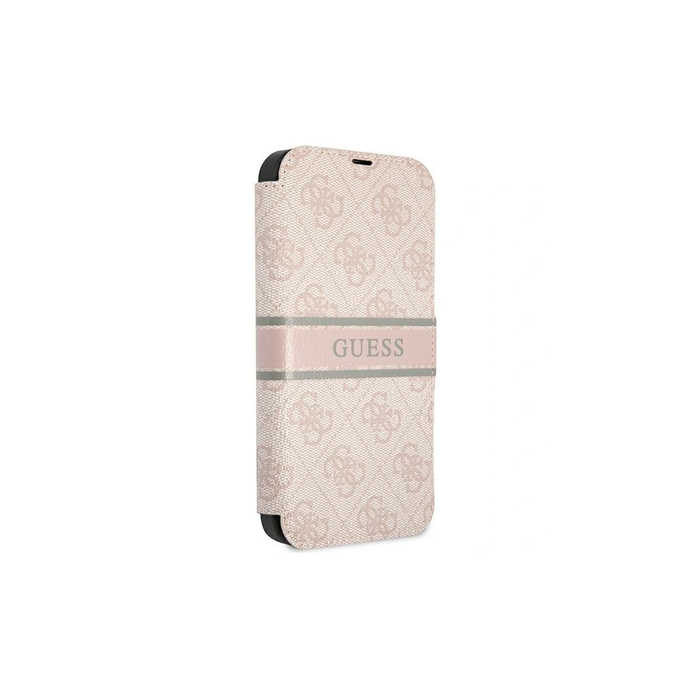 Hurtownia GSM - Etui Guess GUBKP13X4GDPI Apple iPhone 13 Pro Max różowy/pink book 4G Stripe - GUE1471PNK - {ean13} - Hurt