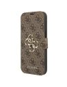 Etui Guess GUBKP13X4GMGBR Apple iPhone 13 Pro Max brązowy/brown book 4G Big Metal Logo