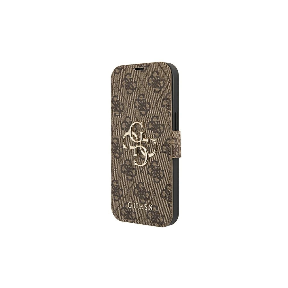Wholesale Guess GUBKP13X4GMGBR Apple iPhone 13 Pro Max brown book 4G Big Metal Logo - GUE1473BR - {ean13} - Hurt