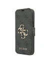 Etui Guess GUBKP13X4GMGGR Apple iPhone 13 Pro Max szary/grey book 4G Big Metal Logo