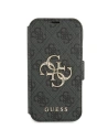 Wholesale Guess GUBKP13X4GMGGR Apple iPhone 13 Pro Max grey book 4G Big Metal Logo - GUE1474GRY - {ean13} - Hurt