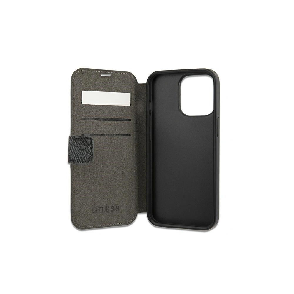 Hurtownia GSM - Etui Guess GUBKP13X4GMGGR Apple iPhone 13 Pro Max šedý/grey book 4G Big Metal Logo - GUE1474GRY - {ean13} - Hurt