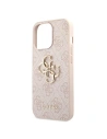 Guess GUHCP13L4GMGPI Apple iPhone 13 Pro pink hardcase 4G Big Metal Logo