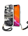 Etui Guess GUHCP13LKCABBK Apple iPhone 13 Pro czarny/black hardcase Camo Strap Collection
