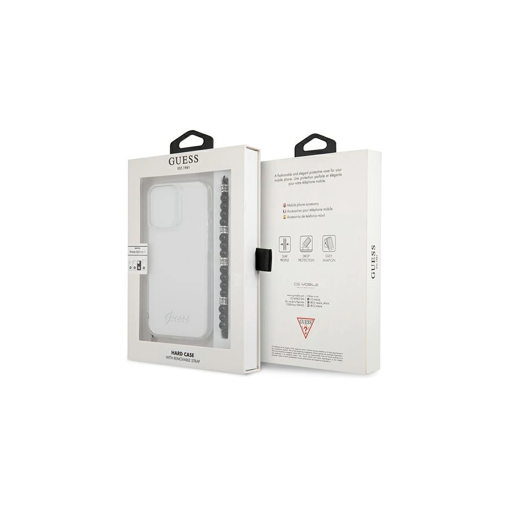 Hurtownia GSM - Etui Guess GUHCP13LKPSBK Apple iPhone 13 Pro Transparent hardcase Black Pearl - GUE1481CL - {ean13} - Hurt