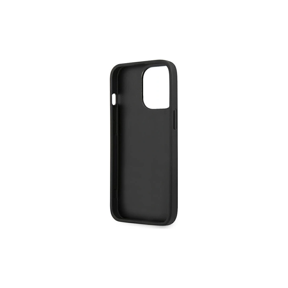 Etui Guess GUHCP13LSA4GSGR Apple iPhone 13 Pro szary/grey hardcase Saffiano 4G Metal Logo