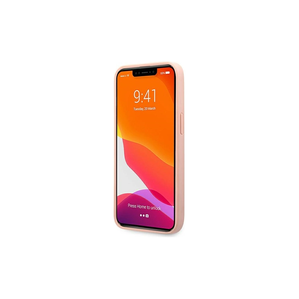 Hurtownia GSM - Etui Guess GUHCP13LSA4GSPI Apple iPhone 13 Pro růžový/pink hardcase Saffiano 4G Metal Logo - GUE1486PNK - {ean13} - Hurt