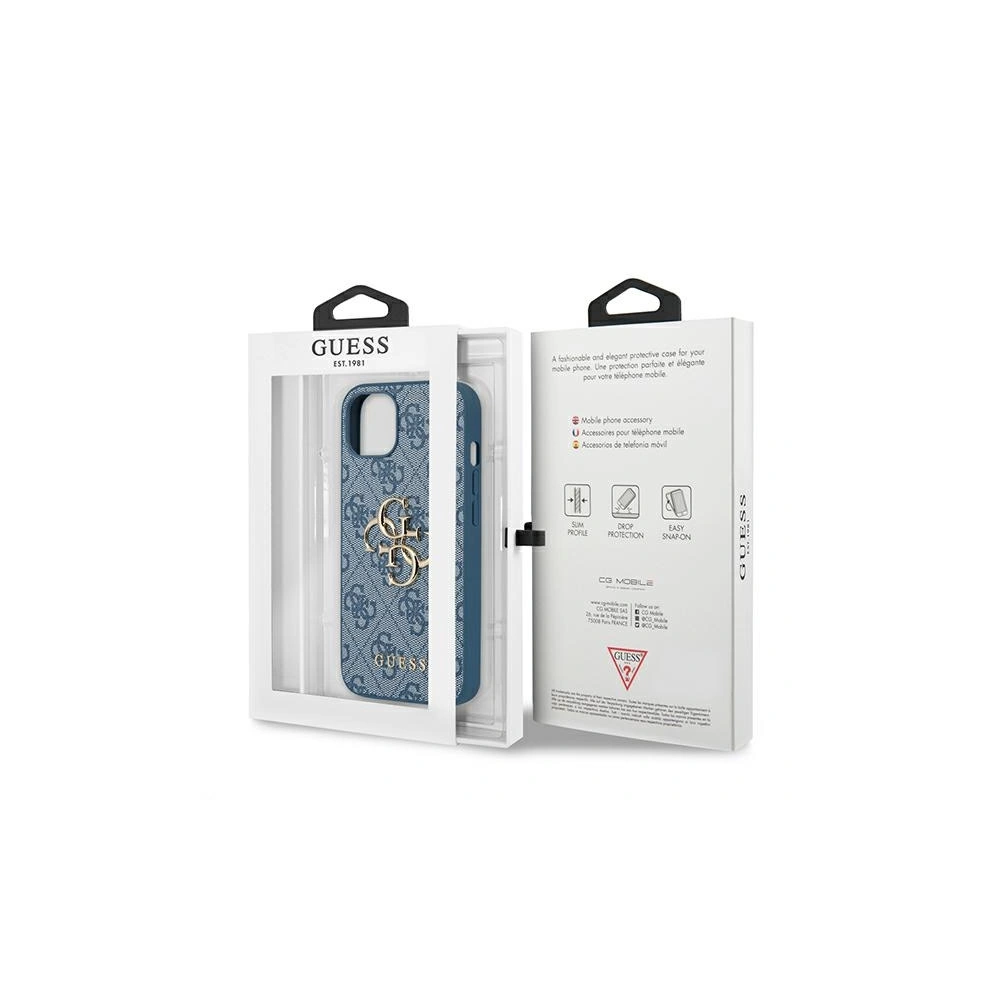 Hurtownia GSM - Etui Guess GUHCP13M4GMGBL Apple iPhone 13 modrý/blue hardcase 4G Big Metal Logo - GUE1487BLU - {ean13} - Hurt