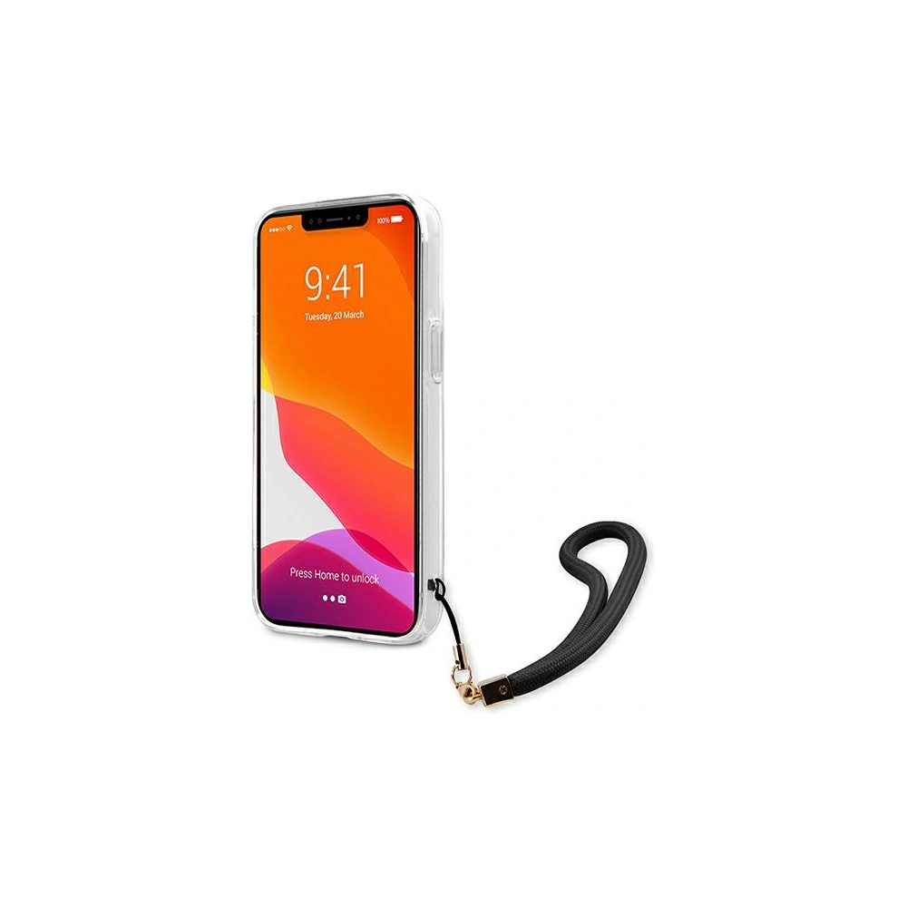 Hurtownia GSM - Etui Guess GUHCP13MKCABBK Apple iPhone 13 czarny/black hardcase Camo Strap Collection - GUE1490BLK - {ean13} - Hurt