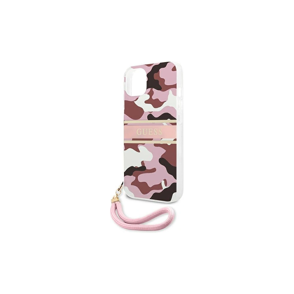 Hurtownia GSM - Etui Guess GUHCP13MKCABPI Apple iPhone 13 růžový/pink hardcase Camo Strap Collection - GUE1491PNK - {ean13} - Hurt