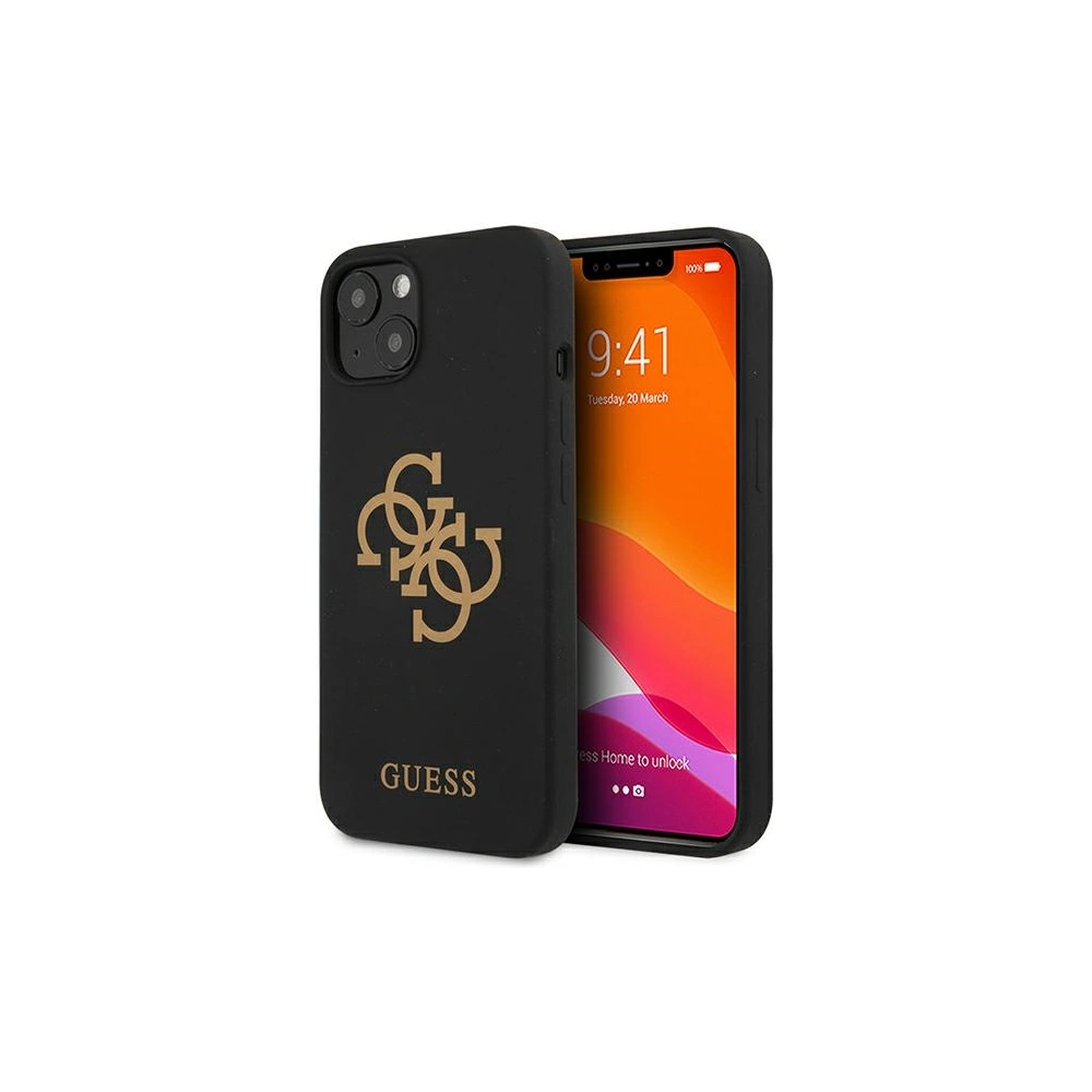Hurtownia GSM - Etui Guess GUHCP13MLS4GGBK Apple iPhone 13 černý/black hard case Silicone 4G Logo - GUE1494BLK - {ean13} - Hurt